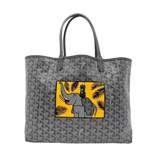 Saint Louis Coated Canvas Gray
