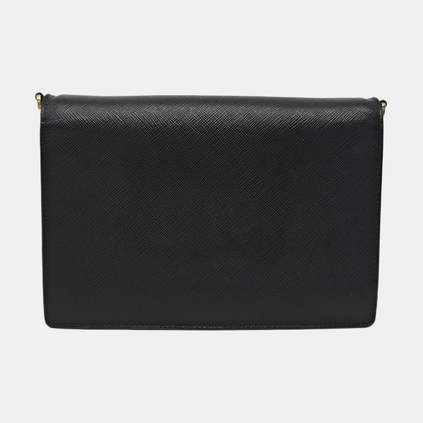 Calfskin Shoulder Bag Mini Black