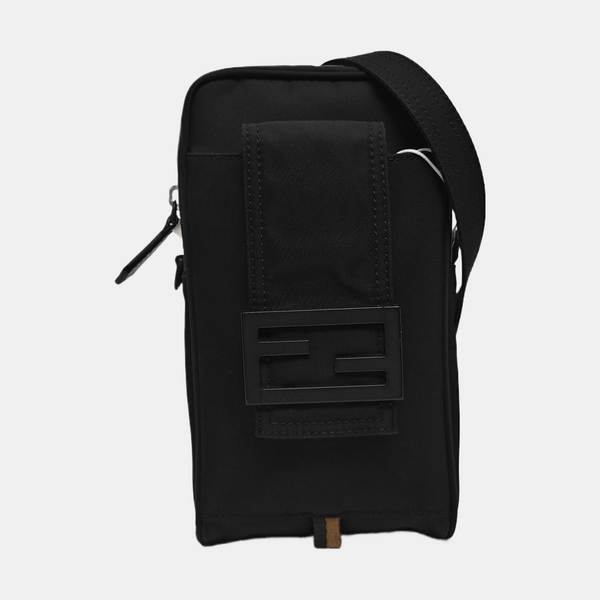 Nylon Shoulder Bag Black
