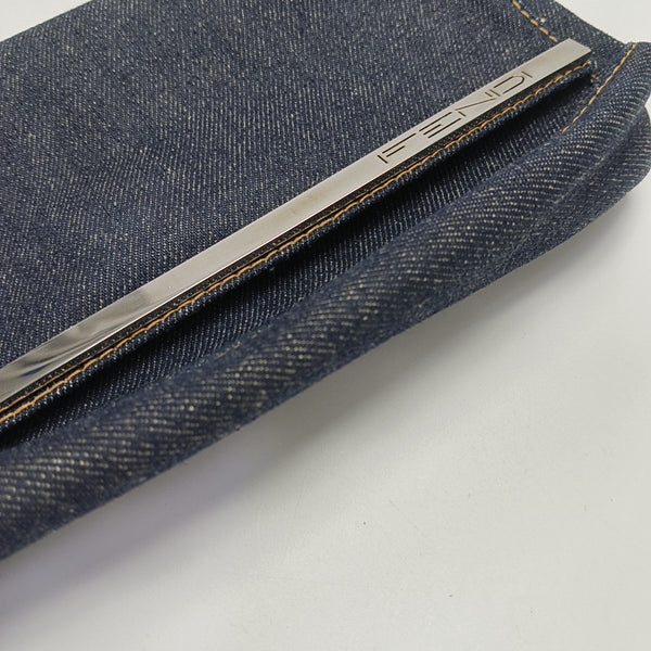 Fabric Shoulder Bag Blue