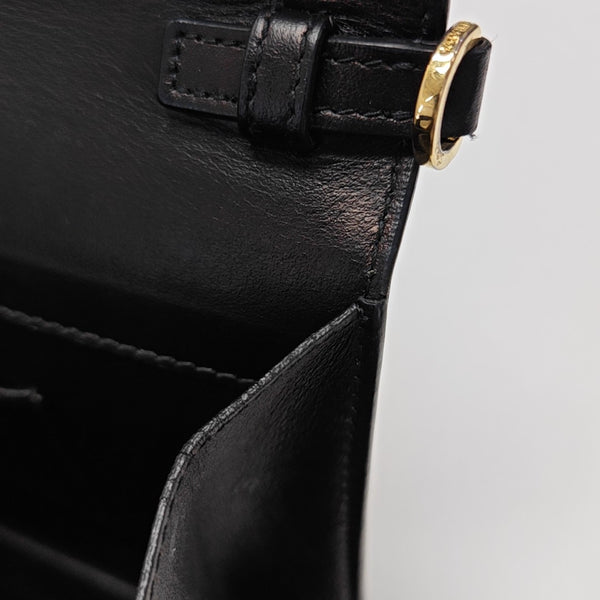 Calfskin Shoulder Bag Mini Black