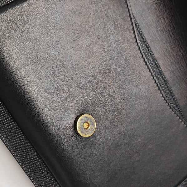 Calfskin Shoulder Bag Mini Black