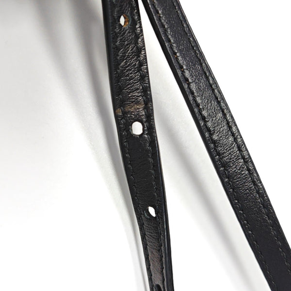 Calfskin Shoulder Bag Mini Black