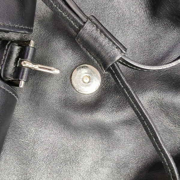 Calfskin Backpack Medium Black