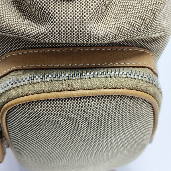 Canvas Top Handle Bag Brown