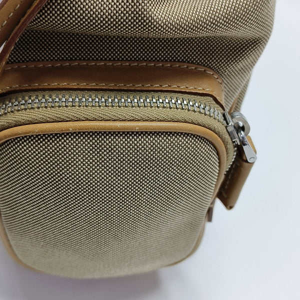 Canvas Top Handle Bag Brown