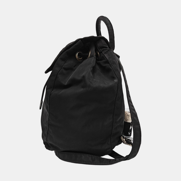 Nylon Backpack Black