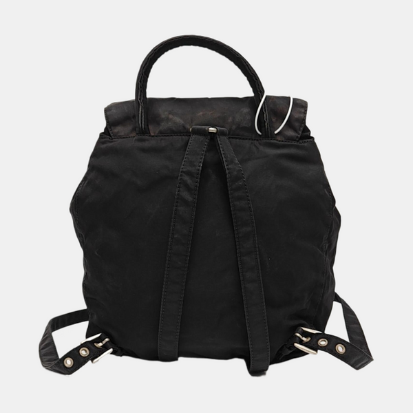 Nylon Backpack Black
