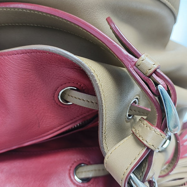 Calfskin Bucket Bag Brown