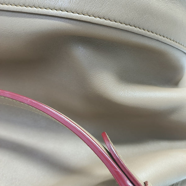 Calfskin Bucket Bag Brown