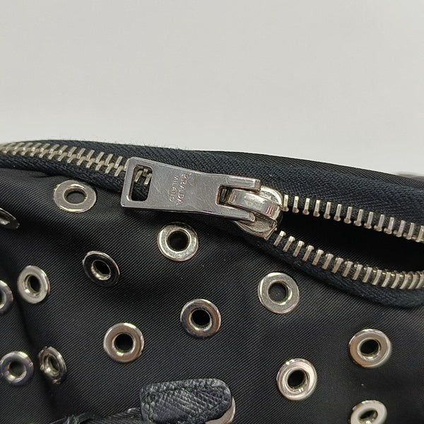 Nylon Bucket Bag Black