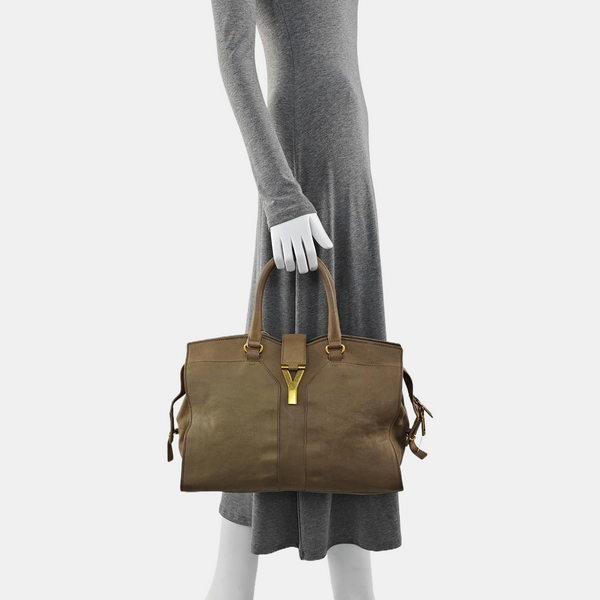 CHYC Y LIGNE Medium Calfskin Gray