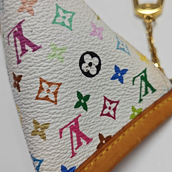 Monogram Coated Canvas Coin Purse White
