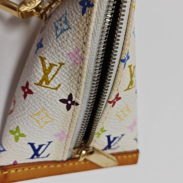 Monogram Coated Canvas Coin Purse White