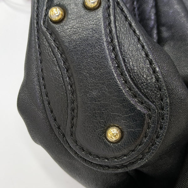 Calfskin Shoulder Bag Black