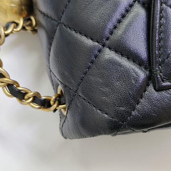 CLASSIC FLAP Mini Quilted Lambskin Black