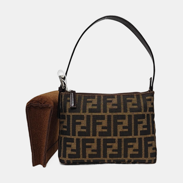 Canvas Shoulder Bag Brown