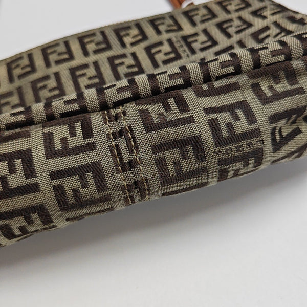 Canvas Top Handle Bag Brown