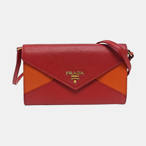 Calfskin Shoulder Bag Red