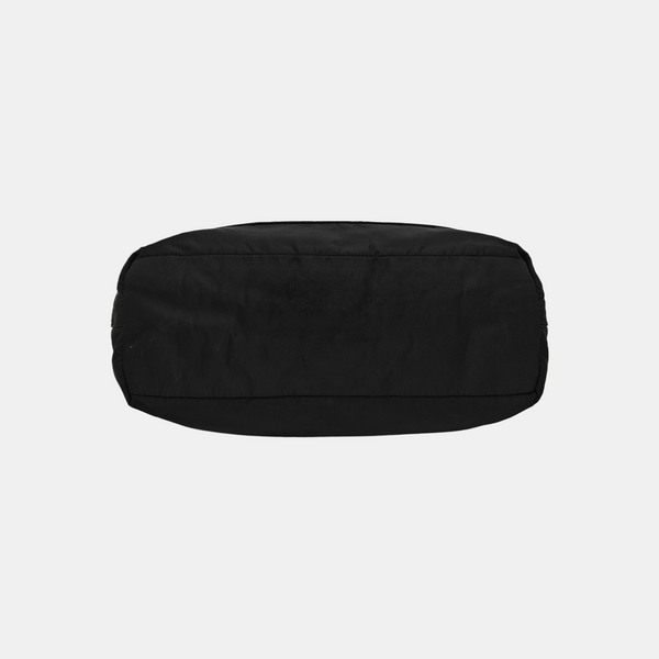 Nylon Top Handle Bag Black