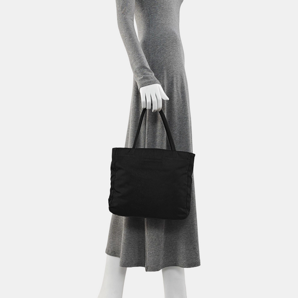Nylon Tote Bag Black