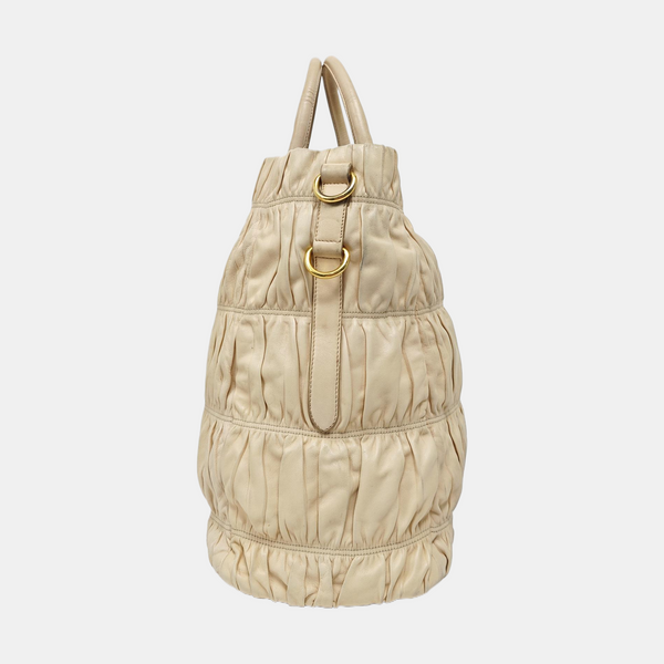 Gaufre Calfskin Beige