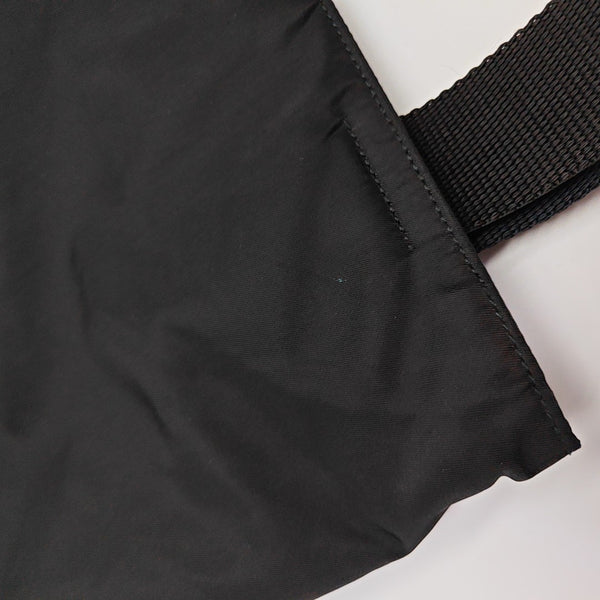 Nylon Top Handle Bag Black