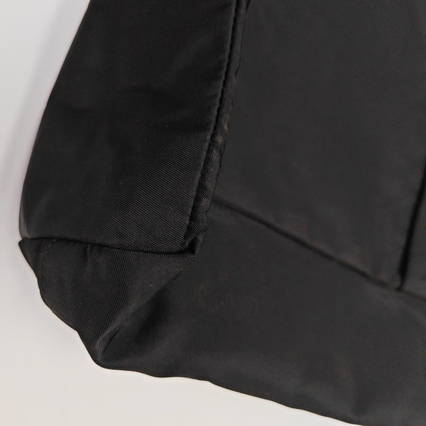 Nylon Top Handle Bag Black