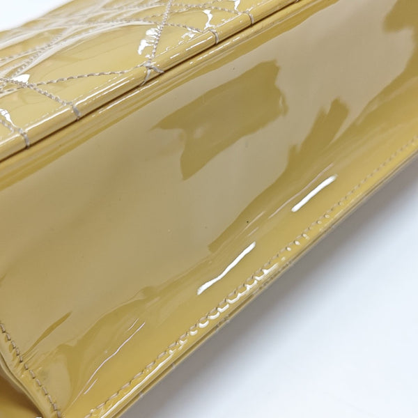 Rendez-Vous Cannage Patent Leather Yellow