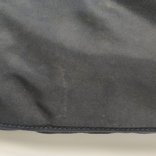 Nylon Top Handle Bag Black