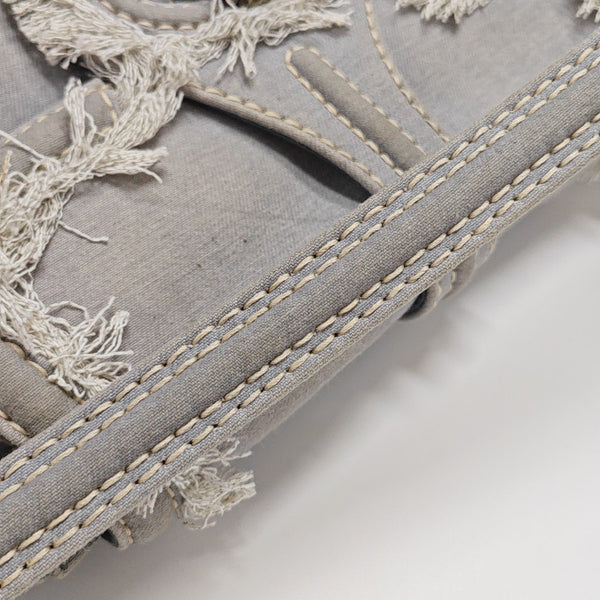Canvas Top Handle Bag Blue