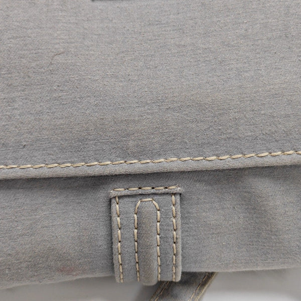 Canvas Top Handle Bag Blue