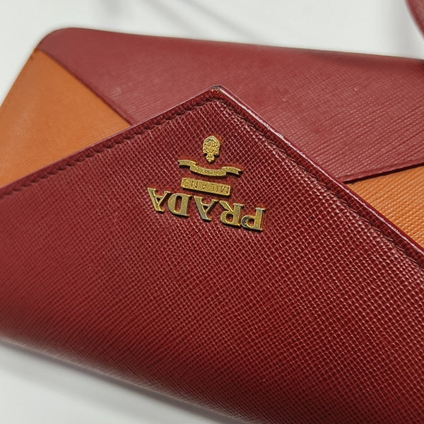 Calfskin Shoulder Bag Red
