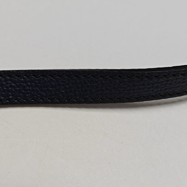 The Banner Small Calfskin Blue