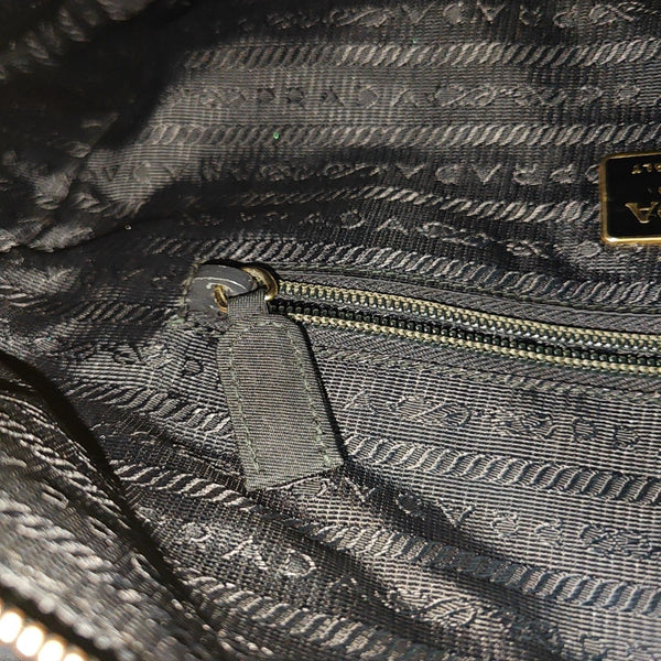 Nylon Quilted Nylon Black