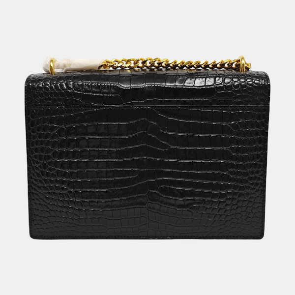 SUNSET Medium Calfskin Black