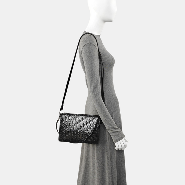 BOXY Oblique Patent Leather Gray