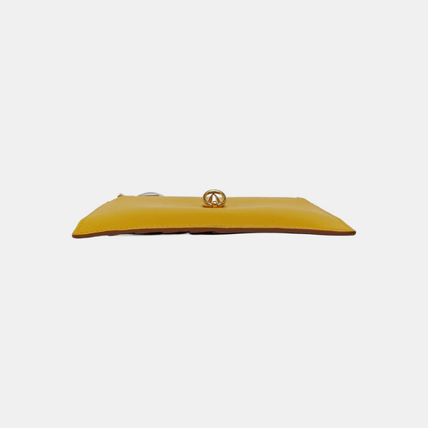 Calfskin Coin Purse Yellow