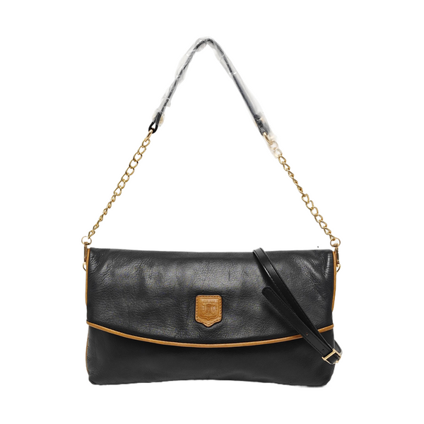 MACADAM CLUTCHES Calfskin Black