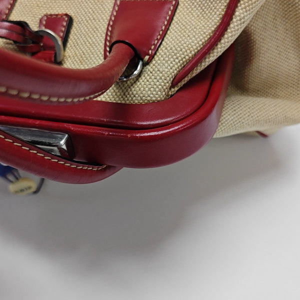 Canvas Shoulder Bag Beige