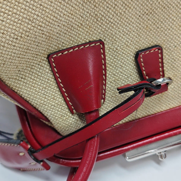 Canvas Shoulder Bag Beige
