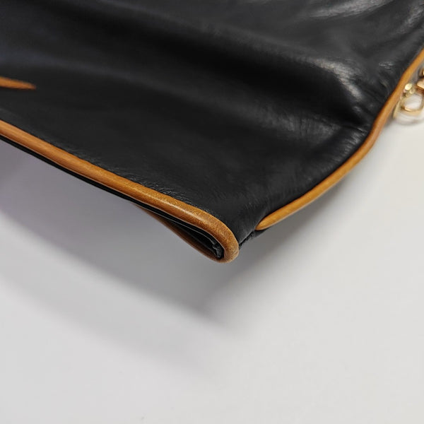 MACADAM CLUTCHES Calfskin Black