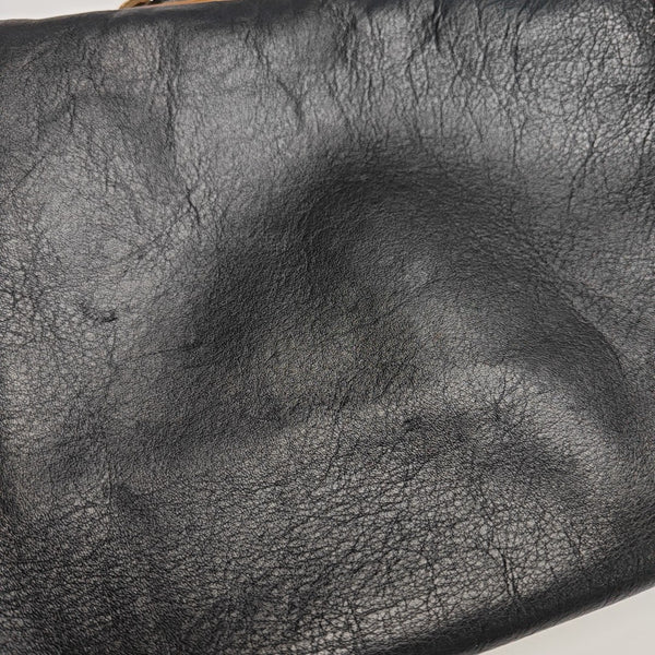 MACADAM CLUTCHES Calfskin Black