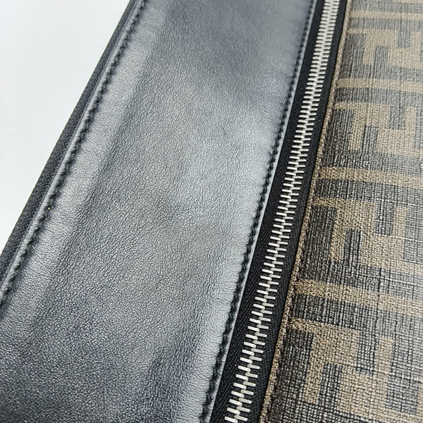 Fabric Shoulder Bag Brown