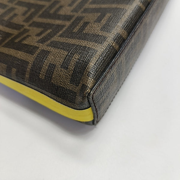 Fabric Shoulder Bag Brown