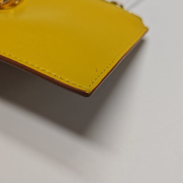 Calfskin Coin Purse Yellow