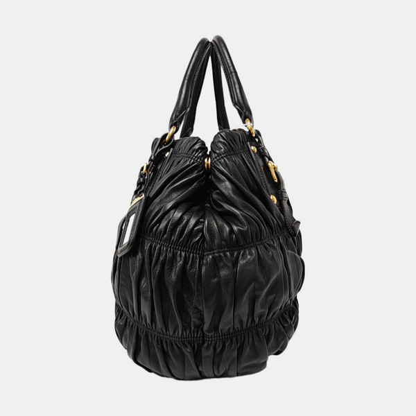 Gaufre Calfskin Black