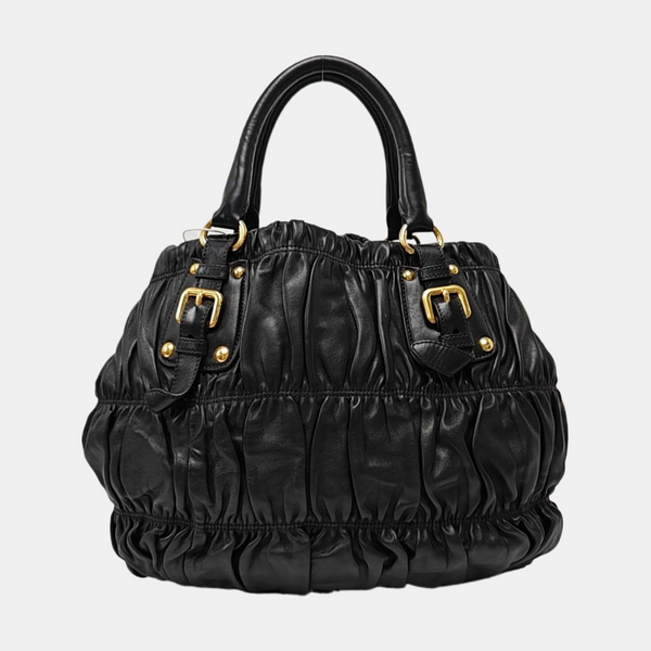 Gaufre Calfskin Black