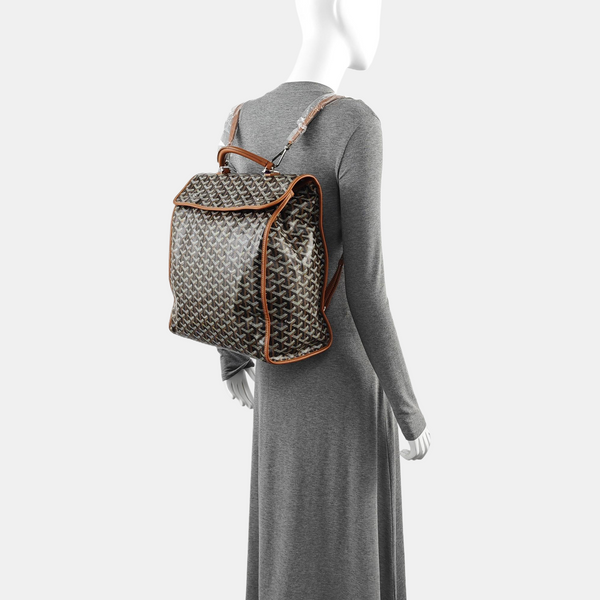 Saint Léger Coated Canvas Brown