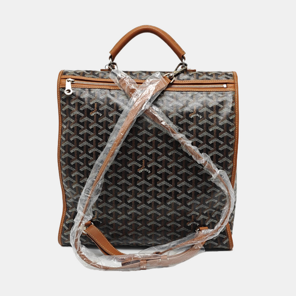 Saint Léger Coated Canvas Brown